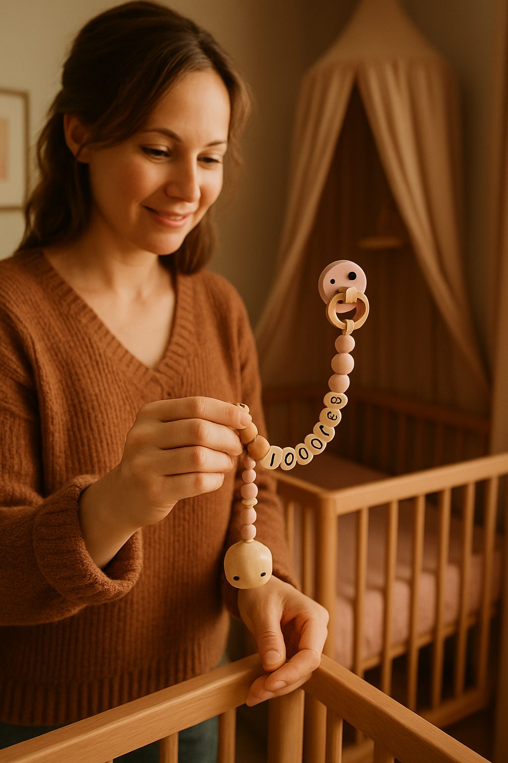 apportez une touche unique au quotidien de votre bébé avec nos attaches-tétines personnalisées originales, pratiques et stylées, parfaites pour garder la sucette toujours à portée de main.