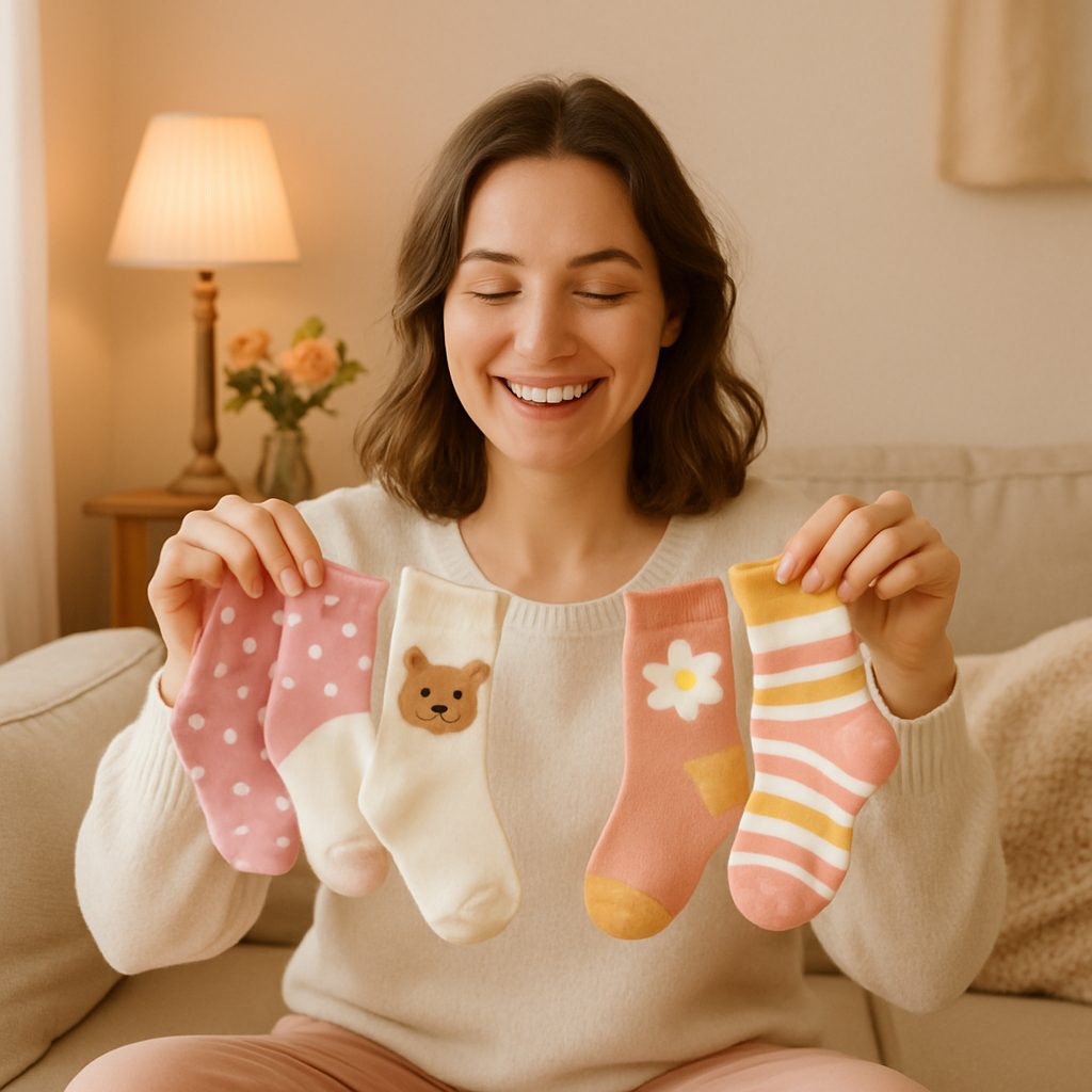 annoncez votre grossesse de maniÚre unique et amusante avec nos chaussettes surprises irrésistibles, le cadeau parfait pour partager votre bonheur avec style.