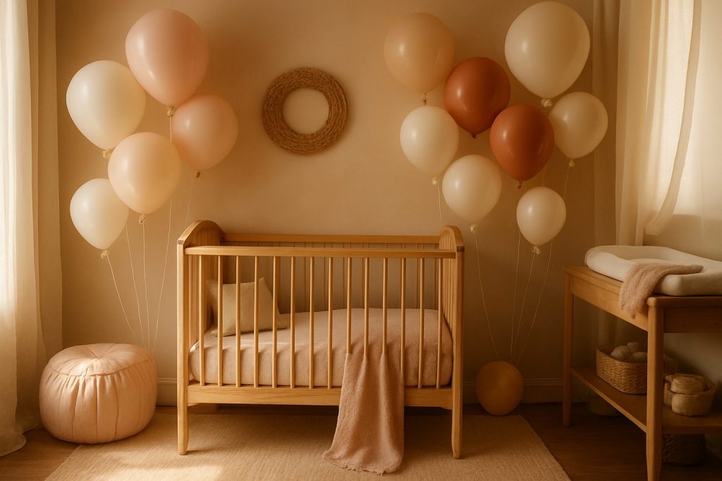 apportez une ambiance magique à la chambre de votre bébé avec nos ballons déco colorés et délicats, pour une touche féerique qui émerveillera petits et grands.