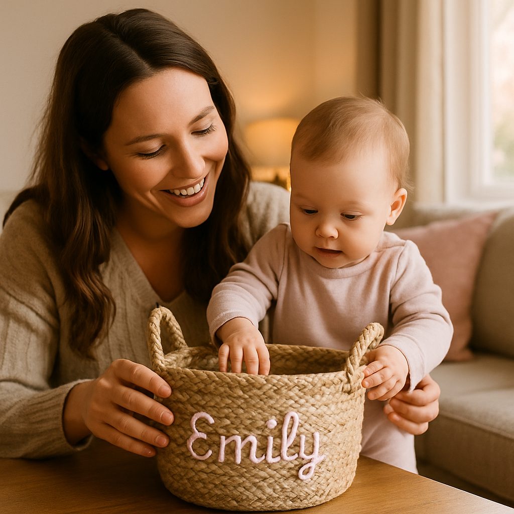 découvrez notre panier personnalisé avec prénom unique, le cadeau parfait et irrésistible pour toutes les occasions. offrez une touche spéciale et originale qui ne passera pas inaperçue !