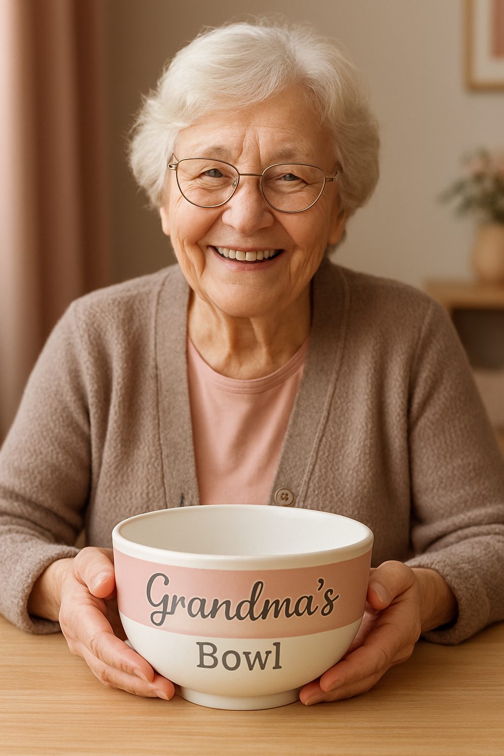 découvrez notre bol personnalisé, le cadeau unique parfait pour mamie, qui ravira son cœur avec une touche d'amour et d'originalité.