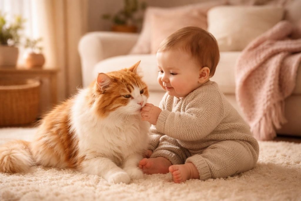 découvrez comment créer une relation harmonieuse entre votre bébé et votre chat grùce à notre guide indispensable, pour une vie paisible et sereine en famille.